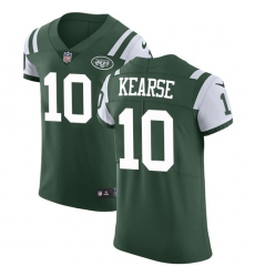 Men Nike Jets #10 Jermaine Kearse Green Team Color Stitched NFL Vapor Untouchable Elite Jersey