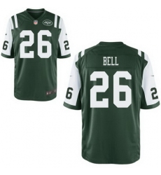 Men Nike Jets 26 Le'Veon Bell Green Game Stitched NFL Jersey