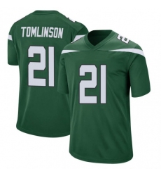 Men Nike New York Jets 21 LaDainian Tomlinson Green Untouchable Vapor Limited Jersey