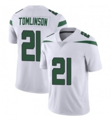 Men Nike New York Jets 21 LaDainian Tomlinson White Untouchable Vapor Limited Jersey