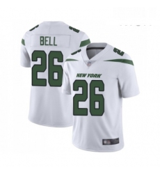 Mens New York Jets 26 Le Veon Bell White Vapor Untouchable Limited Player Football Jersey