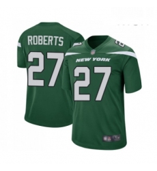 Mens New York Jets 28 Curtis Martin Game Green Team Color Football Jersey