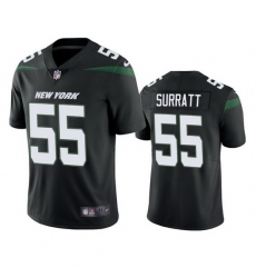Men's New York Jets #55 Chazz Surratt Black Vapor Untouchable Limited Stitched Jersey