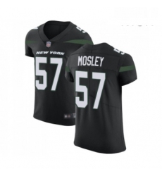 Mens New York Jets 57 CJ Mosley Black Alternate Vapor Untouchable Elite Player Football Jersey