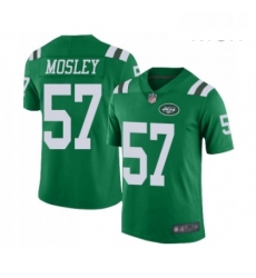 Mens New York Jets 57 CJ Mosley Limited Green Rush Vapor Untouchable Football Jersey