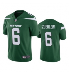 Men's New York Jets #6 Greg Zuerlein Green Vapor Untouchable Limited Stitched Jersey
