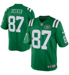 Mens New York Jets Eric Decker Nike Green Color Rush Limited Jersey