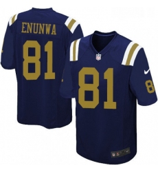 Mens Nike New York Jets 81 Quincy Enunwa Limited Navy Blue Alternate NFL Jersey