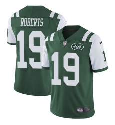 Nike Jets 19 Andre Roberts Green Team Color Mens Stitched NFL Vapor Untouchable Limited Jersey