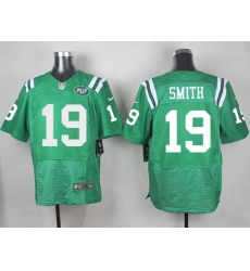 Nike Jets 19 Devin Smith Green Mens Stitched NFL Elite Rush Jersey