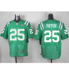 Nike Jets 25 Calvin Pryor Green Mens Stitched NFL Elite Rush Jersey