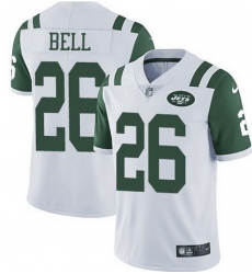 Nike Jets 26 Le 27Veon Bell White Vapor Untouchable Limited Jersey