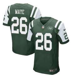Nike Jets #26 Marcus Maye Green Team Color Mens Stitched NFL Elite Jersey