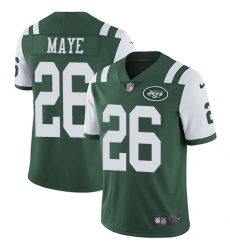 Nike Jets #26 Marcus Maye Green Team Color Mens Stitched NFL Vapor Untouchable Limited Jersey