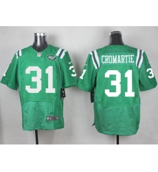 Nike Jets 31 Antonio Cromartie Green Mens Stitched NFL Elite Rush Jersey