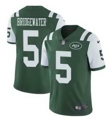 Nike Jets 5 Teddy Bridgewater Green Vapor Untouchable Limited Jersey