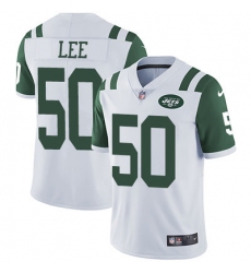 Nike Jets #50 Darron Lee White Mens Stitched NFL Vapor Untouchable Limited Jersey
