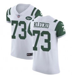 Nike Jets #73 Joe Klecko White Mens Stitched NFL Vapor Untouchable Elite Jersey