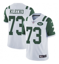 Nike Jets #73 Joe Klecko White Mens Stitched NFL Vapor Untouchable Limited Jersey