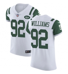 Nike Jets #92 Leonard Williams White Mens Stitched NFL Vapor Untouchable Elite Jersey