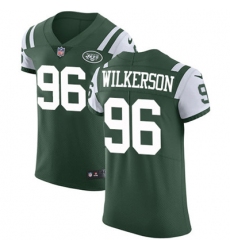 Nike Jets #96 Muhammad Wilkerson Green Team Color Mens Stitched NFL Vapor Untouchable Elite Jersey