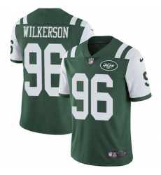 Nike Jets #96 Muhammad Wilkerson Green Team Color Mens Stitched NFL Vapor Untouchable Limited Jersey