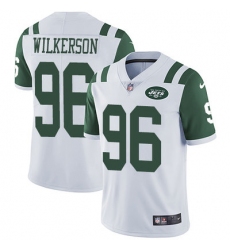 Nike Jets #96 Muhammad Wilkerson White Mens Stitched NFL Vapor Untouchable Limited Jersey