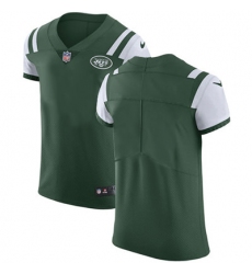 Nike Jets Blank Green Team Color Mens Stitched NFL Vapor Untouchable Elite Jersey
