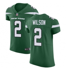 Nike New York Jets 2 Zach Wilson Green Team Color Men Stitched NFL Vapor Untouchable Elite Jersey