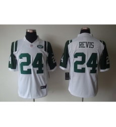 Nike New York Jets 24 Darrelle Revis White Limited NFL Jersey