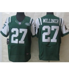 Nike New York Jets 27 Dee Milliner Green Elite NFL Jersey