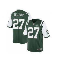 Nike New York Jets 27 Dee Milliner Green Limited NFL Jersey