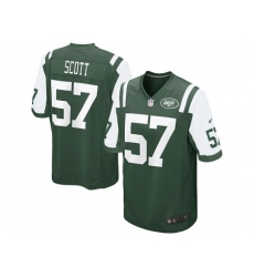 Nike New York Jets 57 Bart Scott green Game NFL Jersey