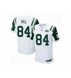 Nike New York Jets 84 Stephen Hill White Elite NFL Jersey