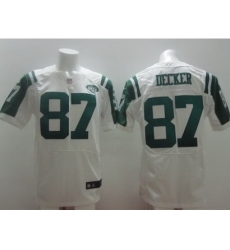 Nike New York Jets 87 Eric Decker White Elite NFL Jersey