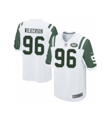 Nike New York Jets 96 Muhammad Wilkerson White Game NFL Jersey
