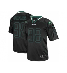 Nike New York Jets 98 Quinton Coples Black Limited Lights Out NFL Jersey