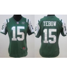 2012 Nike Women New York Jets #15 Tim Tebow green Nike NFL Jerseys