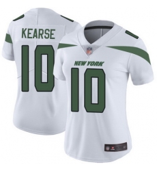 Jets 10 Jermaine Kearse White Womens Stitched Football Vapor Untouchable Limited Jersey