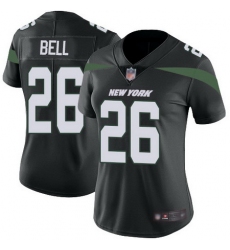 Jets 26 LeVeon Bell Black Alternate Womens Stitched Football Vapor Untouchable Limited Jersey