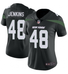 Jets 48 Jordan Jenkins Black Alternate Womens Stitched Football Vapor Untouchable Limited Jersey