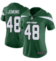 Jets 48 Jordan Jenkins Green Team Color Womens Stitched Football Vapor Untouchable Limited Jersey