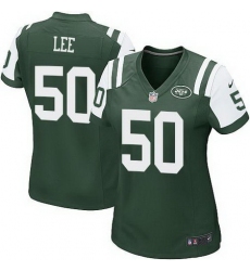 Nike Jets #50 Darron Lee Green Team Color Womens Stitched NFL Elite Jersey