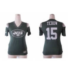 Nike Women New York Jets #15 Tim Tebow Green 2012 Field Flirt Fashion Jerseys