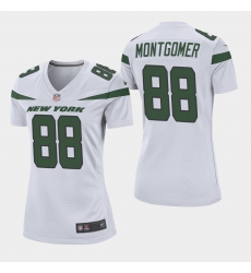 Women New York Jets 88 Ty Montgomery White Vapor Untouchable Limited Jersey