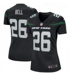 Womens New York Jets 26 Le Veon Bell Nike Game Jersey  Black