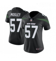 Womens New York Jets 57 CJ Mosley Black Alternate Vapor Untouchable Limited Player Football Jersey