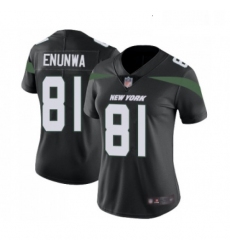 Womens New York Jets 81 Quincy Enunwa Black Alternate Vapor Untouchable Limited Player Football Jersey