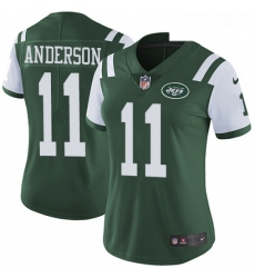 Womens Nike New York Jets 11 Robby Anderson Elite Green Team Color NFL Jersey