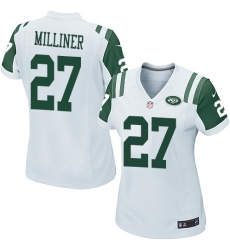Women's Nike New York Jets #27 Dee Milliner Game White NFL Jersey